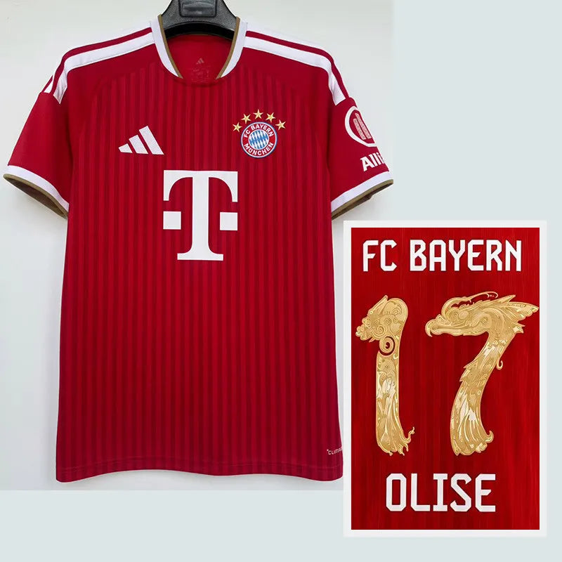 2026-27 Bayern Home OLISE #17 Fans Soccer Jersey Special Edition)