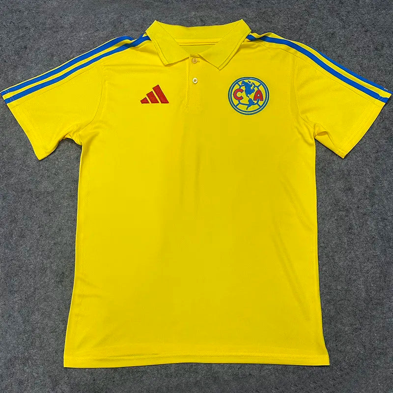 2026-27 Club America Yellow Polo Short Sleeve