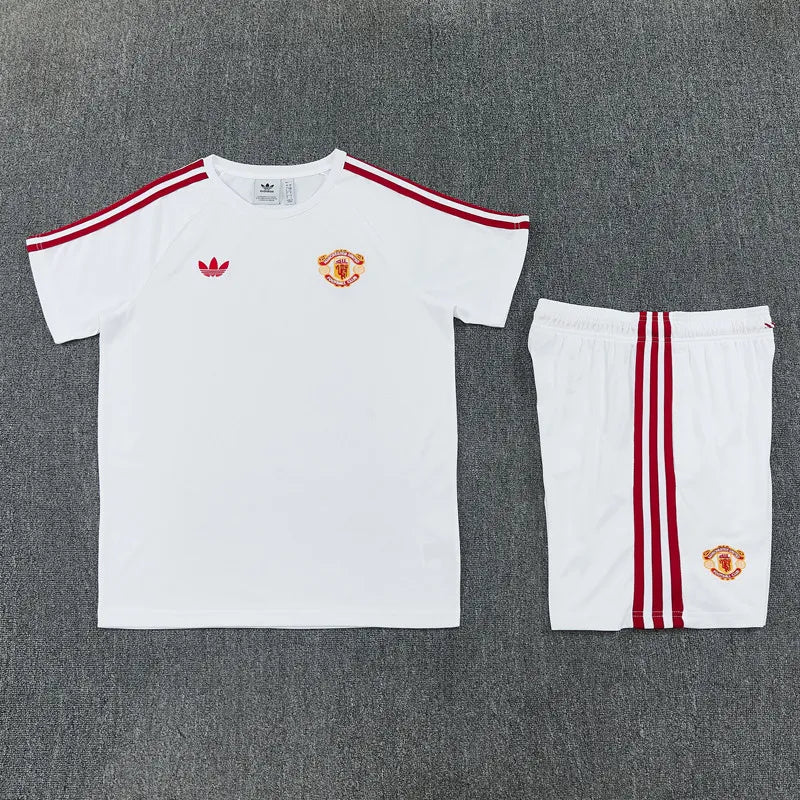 2026-27 Man Utd White Training Short Suit