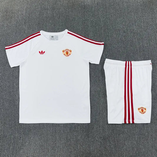 2026-27 Man Utd White Training Short Suit