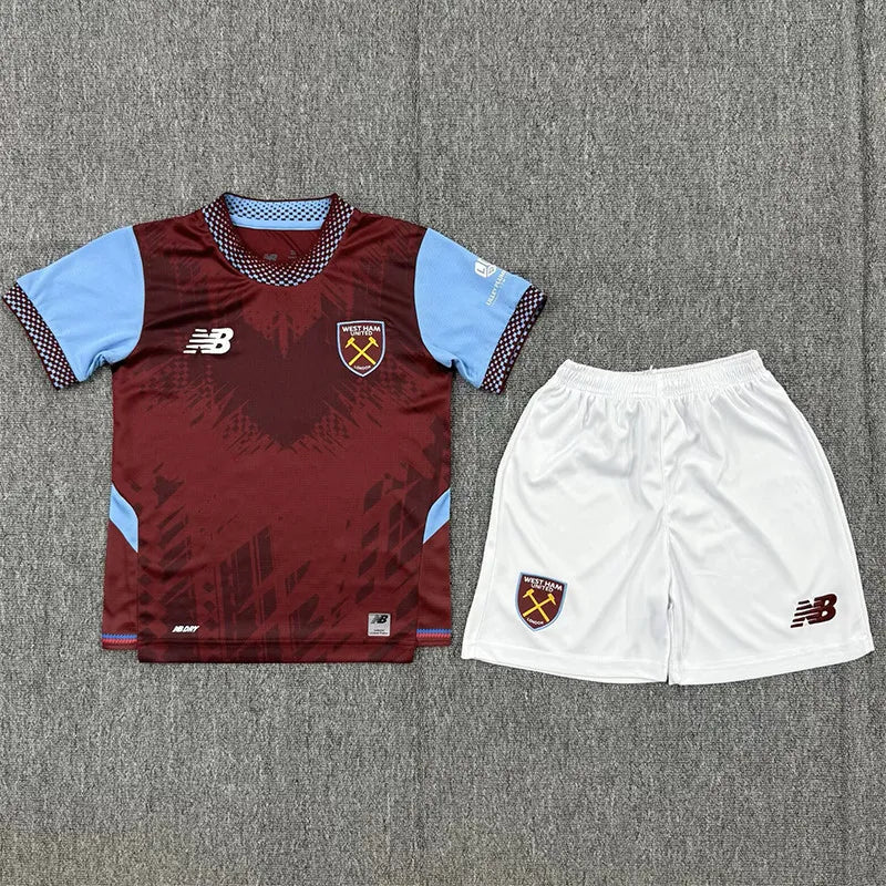 2026-27 West Ham Home Kids Soccer Jersey