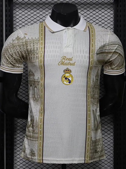 2026-27 RMA White Casual Edition Player Version Training shirts