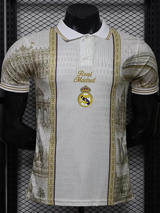 2026-27 RMA White Casual Edition Player Version Training shirts
